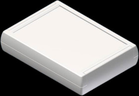 ABS enclosure, (L x W x H) 188.5 x 133.5 x 39.5 mm, white (RAL 9002), IP54, TK11.7