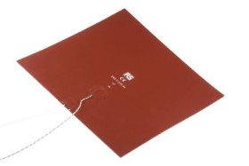 Silicone Heater Mat 275 W 240 V AC 250 x 250 (square)mm
