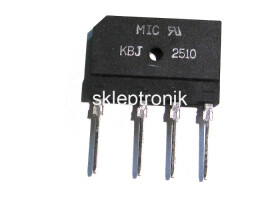 Mostek prostowniczy 15A/1000V płaski KBJ1510