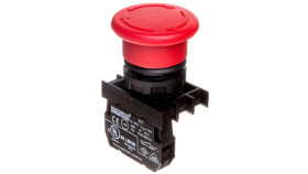 Przycisk Dłoniowy Bezpieczeństwa, 1Nc, Grzybek 40 Mm, Czerwony T0-B200e