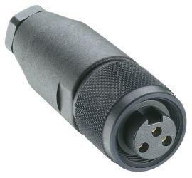 RKC 30/9, 3 styki, złącze żeńskie na przewód o śr. 6-8mm, przyłącze przykręcane, gwint 7/8"-16UNF-2B, DeviceNet, LUMBERG 11209,