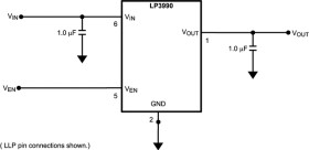 150-mA, low-IQ, low-dropout voltage regulator with enable & low-VOUT