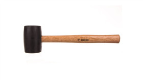 Młotek Gumowy 450G Śr. 58Mm Trzonek Drewniany 02A344