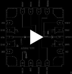 43 dBm, 20 W, GaN Power Amplifier, 8.2 GHz to 11.8 GHz