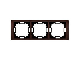 SIMON BASIC NEOS Ramka 3 potrójna uniwersalna mahoniowa hydrografika BMRC3/050 KONTAKT SIMON