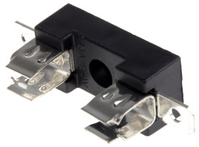 Oprawa bezpiecznikowa montowana na podstawie Montaż na podstawie rozmiar: 6.3 x 25mm 13A 250V ac Lutowie Bulgin