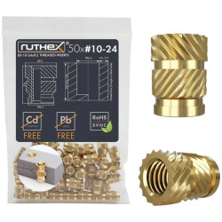 ruthex GE1024x95001 Threaded Insert for 3D Printers RX1024x9.5