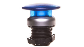 Napęd Przycisku Grzybkowego 40Mm Niebieski Podświetlany Z Samopowrotem Bez...