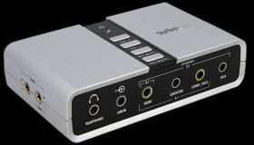 ICUSBAUDIO7D Sound card, external, SPDIF, 7.1, USB type B.