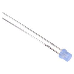 Blue 3mm Concave Diffused LED 220mcd 120°