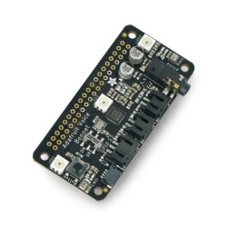 Voice Bonnet WM8960 - moduł ze złączem na dwa głośniki i dwa mikrofony - do Raspberry Pi - Adafruit 4757