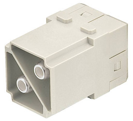 Harting 09140022655 Podwójny moduł 2 połączenie śrubowe osiowe 1 szt.
