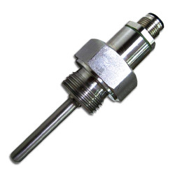 Sonda temperatury PT100 długość 100mm średnica 6mm +100°C żyły 2 G1/2