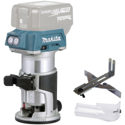 Makita DRT50Z Cordless Shaper with LED 6mm/8mm sleeves edge trimming