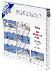 Sprzączka do oznakowań Jubilee Stal nierdzewna szerokość 16mm