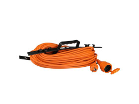 VT-3002-30 Przedłużacz ogrodowy 1 gniazdo 16A 3x1.5 X 30M pomarańczowy 8815 V-TAC