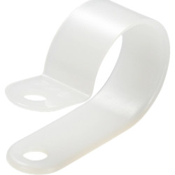 Cable clamp, max. bundle Ø 25.4 mm, PA, transparent, (L x W) 43.4 x 12 mm, BYB-5-12H0020, package with 100 pieces