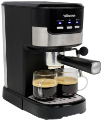 Ekspres do espresso Tristar CM-2278, czarny, stali szlachetnej, 1100 W, 20 bar