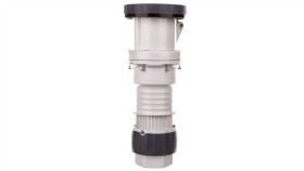 Gniazdo Przenośne 4P 125A 500V Czarne Ip67 7H Pc Z Nasuwką Pilotażową Gw62062ph