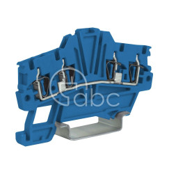 Złącze sprężynowe 1,5 mm², 4-przewodowe, niebieskie, HMM.1/2+2(Ex)i