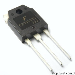 FFAF20U60DN Dual Diode U=600V I=20A 90ns TO3P FAIRCHILD