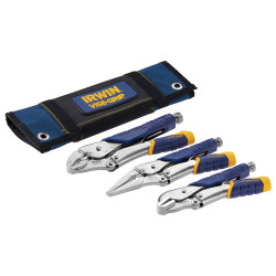 IRWIN Vise-Grip T76KBT Fast Release&#x2122; Locking Pliers Set of 3 7R 9LN &amp; 10WR