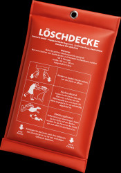 1,6 X 1,8 M LÖSCHDECKE Fire blanket, 180 x 160 cm
