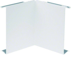 tehalit.BRS Pokrywa kąta wewnętrz. do kanałów z pokrywą 80mm, stal, biała BRS0802I9016