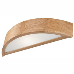 Lampa naścienna kinkiet - półplafon drewniany dębowy LED 1-punktowy 40,5/11,5 cm LD-PD-6.4 DAB