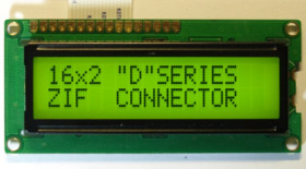 LCD-AC-1602D-YLY Y/G-E12 ZIFF dark