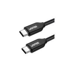 Kabel USB-C Wtyk-Wtyk 2m HQ 100W Unitek PREMIUM Type-C/Type-C