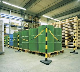 Słupek ostrzegawczy do łańcuchów Guarda-Flex Moravia 175.18.435 czarny, żółty Tworzywo sztuczne (Ø x W) 50 mm x 900 mm