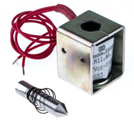 Elektromagnes liniowy 12 V DC 6mm Pull siła utrzymująca: 1N