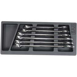 Zestaw kluczy płasko-oczkowych Zestaw kluczy trzpieniowych SAM 22 mm, 24 mm, 27 mm, 29 mm, 30 mm, 32 mm 6 szt. Stal