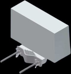 ABS enclosure, (L x W x H) 130.5 x 75.5 x 48 mm, light gray (RAL 9018), IP54, BELL-2.5