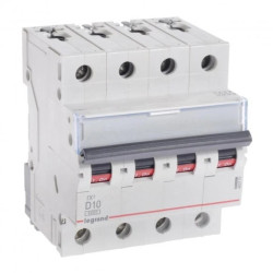 Wyłącznik nadprądowy 4P D 10A 6kA AC S304 TX3 403770