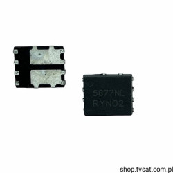 NTMFD5877NLT1G Dual N-MOS 60V 17A SMD-DFN8 ONSEMI