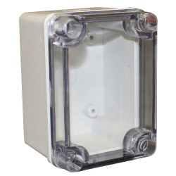 CamdenBoss CHDX6-221C X6 Series Polycarb Transparent Lid 110x80x70 IP66/67