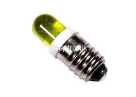 Żarówka E10 led 3,5-4,5V żółta