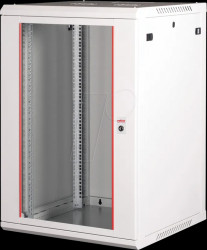 26210133 19" wall-mounted housing, 18U, 600mm depth, gray