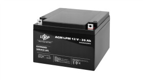 Akumulator Agm Lpm 12V 26 Ah 312 Wh Do Zasilaczy Awaryjnych Ups