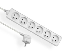 Przedłużacz ECONOMIC 6-gniazd z/u 2m /H05VV-F 3x1/ EPS-602