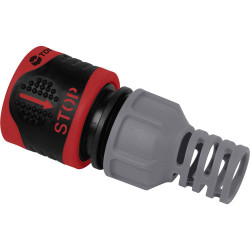 Toolcraft 1561118 Plastic Hose Connector 13mm Water Stop Function