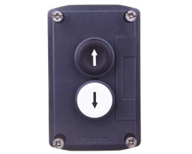 Kaseta sterownicza 1Z/ 1R jasnoszara IP66 XALD223