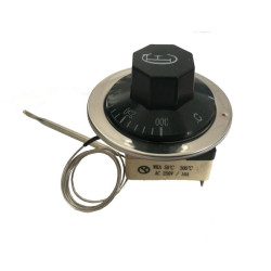 Termostat z kapilarą 30-110C Biały, czujnik temp. 16A 250VAC