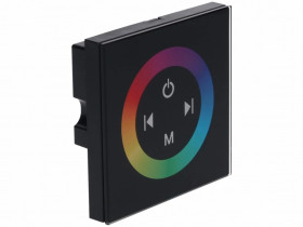 Sterownik LED panel RGB 3x4A czarny 12-24V Prescot