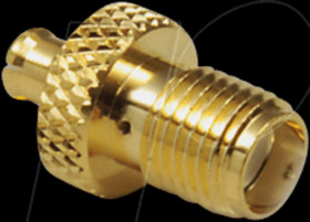 0416314 MCX plug to SMA socket adapter