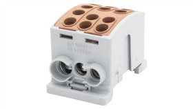 Zacisk Hlk 125A-3 (1X35,2X25 / 1X35,2X25) Al/Cu - Brązowy