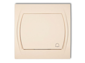 LOGO Wyłącznik zwierny przycisk "dzwonek" podświetlany beżowy 1LWP-4L KARLIK