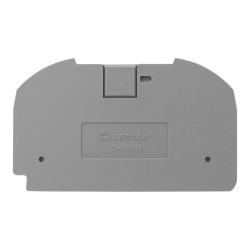 Płytka końcowa do złączki szynowej 16mm2 DS16 DGN D-DS16-01P-11-00A(H)